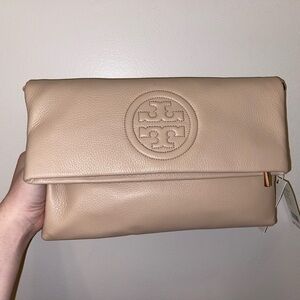 Tory Burch NWT large clutch w/ shoulder strap